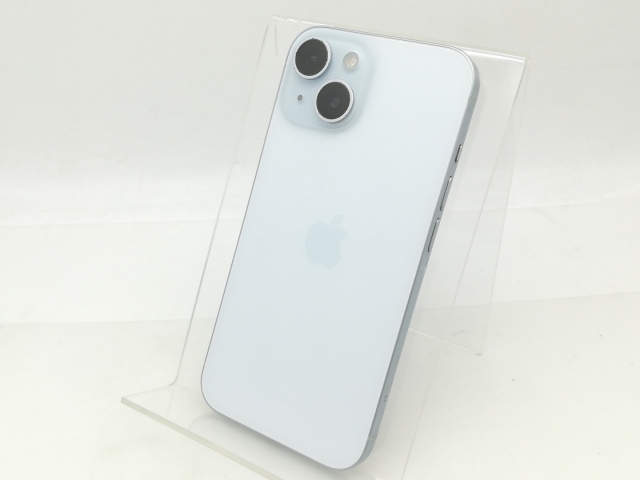 【中古】Apple 国内版 【SIMフリー】 iPhone 15 128GB ブルー MTML3J/A【大須】保証期間１ヶ月【ランクB】