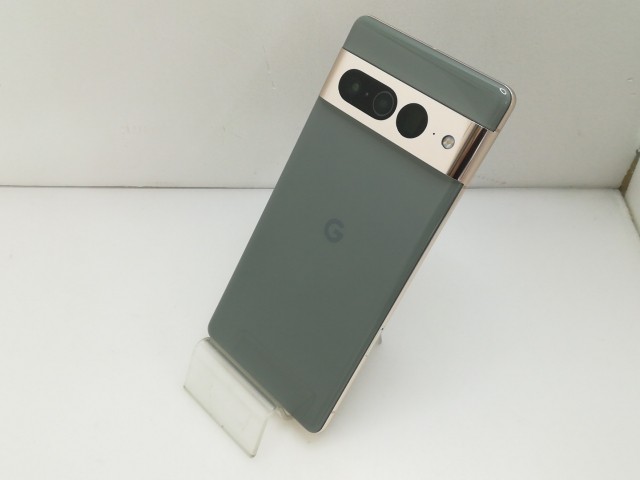 【中古】Google au 【SIMフリー】 Pixel 7 Pro ヘイゼル 12GB 128GB GFE4J【OSU301】保証期間１ヶ月【ランクB】