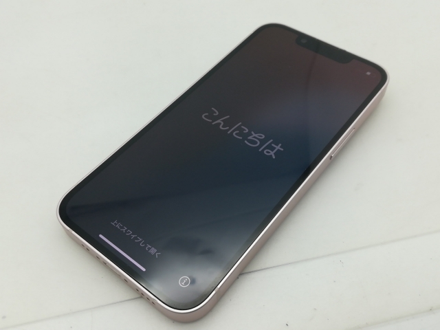 【中古】Apple 国内版 【SIMフリー】 iPhone 13 mini 128GB ピンク MLJF3J/A【大須】保証期間１ヶ月【ランクC】