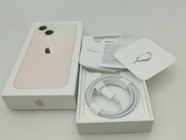 【中古】Apple 国内版 【SIMフリー】 iPhone 13 mini 128GB ピンク MLJF3J/A【大須】保証期間１ヶ月【ランクC】_6