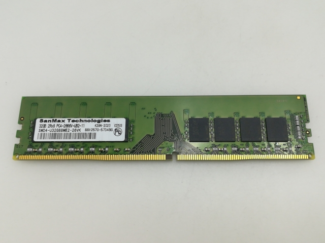 【中古】DDR4 32GB PC4-21300(DDR4-2666)【デスクトップPC用】【大須】保証期間１週間