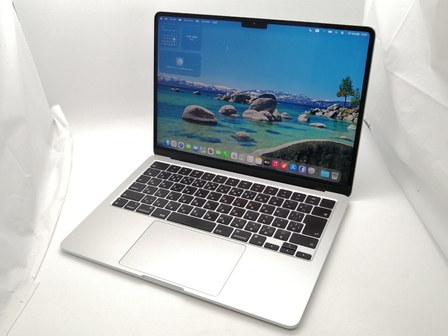 【中古】Apple MacBook Air 13インチ M2(CPU:8C/GPU:8C) 8GB/256GB シルバー MLXY3J/A (M2,2022)【大須2】保証期間１ヶ月【ランクB】