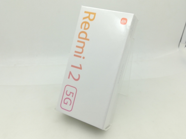 【未使用】Xiaomi SoftBank 【SIMフリー】 Redmi 12 5G 4GB 128GB ムーンライトホワイト A401XM【大須】保証期間３ヶ月_1