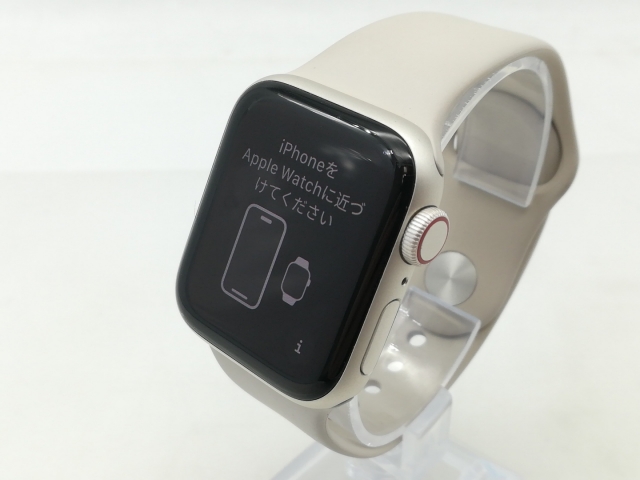 【中古】Apple Apple Watch SE2 40mm Cellular スターライトアルミニウムケース/スターライトスポーツバンド(S/M) MRFX3J/A【大須】保証期間１ヶ月【ランクB】