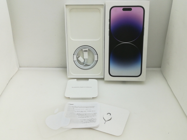 【中古】Apple 国内版 【SIMフリー】 iPhone 14 Pro Max 256GB ディープパープル MQ9E3J/A【大須】保証期間１ヶ月【ランクB】_9
