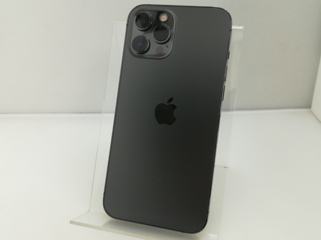【中古】Apple 国内版 【SIMフリー】 iPhone 12 Pro Max 512GB グラファイト MGD33J/A【大須】保証期間１ヶ月【ランクB】