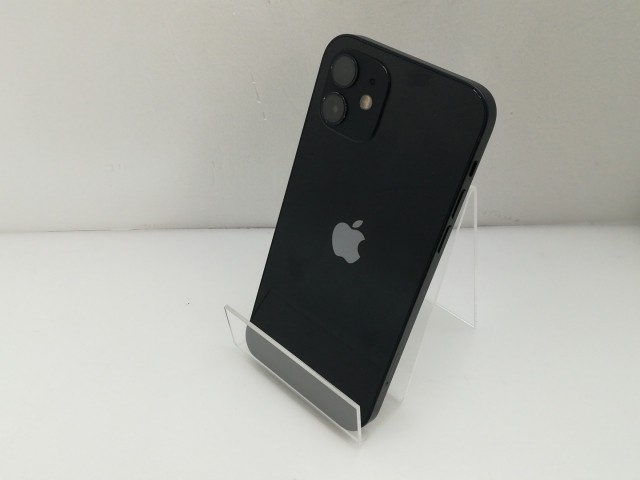 【中古】Apple docomo 【SIMロック解除済み】 iPhone 12 128GB ブラック MGHU3J/A【大須】保証期間１ヶ月【ランクB】