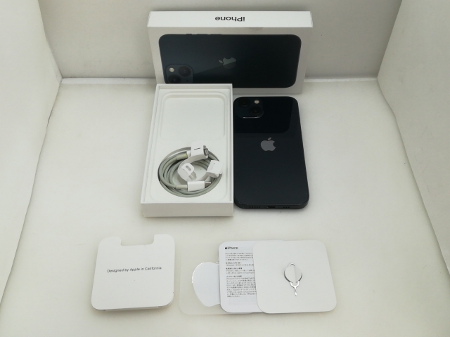 中古】Apple docomo 【SIMフリー】 iPhone 13 128GB ミッドナイト