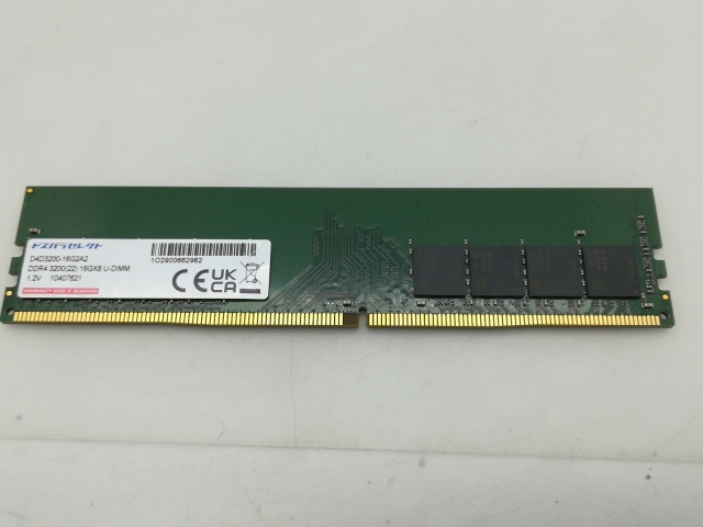 【中古】DDR4 16GB PC4-25600(DDR4-3200)【デスクトップPC用】【大須】保証期間１週間