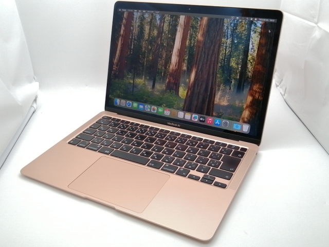 【本体のみ】MacBookAir M1搭載モデル ゴールド MGNE3J/A 中古】Apple MacBook Air 13インチ M1(CPU:8C/GPU:8C) 8GB/512GB