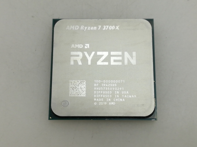 【中古】AMD Ryzen 7 3700X (3.6GHz/TC:4.4GHz) bulk AM4/8C/16T/L3 32MB/TDP 65W【大須】保証期間１週間