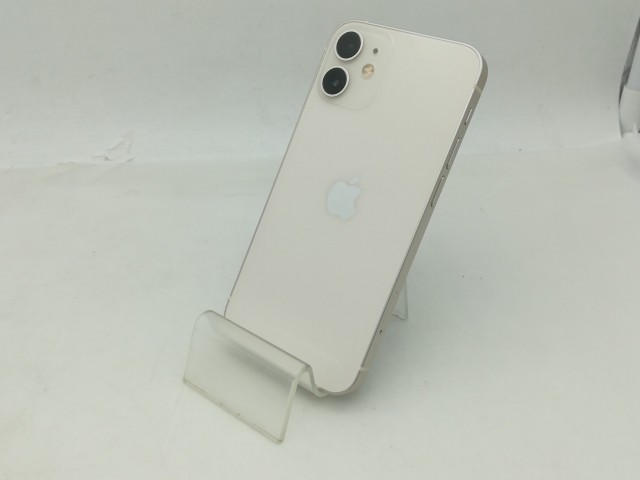 【中古】Apple au 【SIMロック解除済み】 iPhone 12 mini 128GB ホワイト MGDM3J/A【大須】保証期間１ヶ月【ランクA】