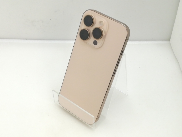 【中古】Apple 国内版 【SIMフリー】 iPhone 16 Pro 256GB デザートチタニウム MYN23J/A【福岡筑紫】保証期間１ヶ月【ランクB】