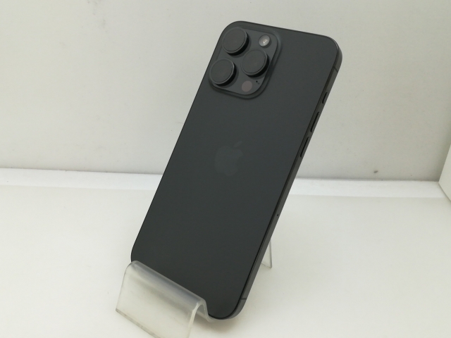 【中古】Apple 国内版 【SIMフリー】 iPhone 15 Pro Max 256GB ブラックチタニウム MU6P3J/A【大須】保証期間１ヶ月【ランクA】