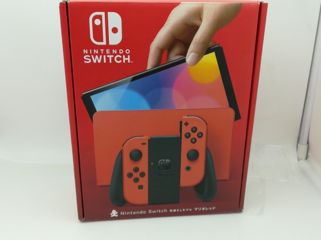 中古】Nintendo Switch 本体 (有機ELモデル) HEG-S-RAAAA マリオ