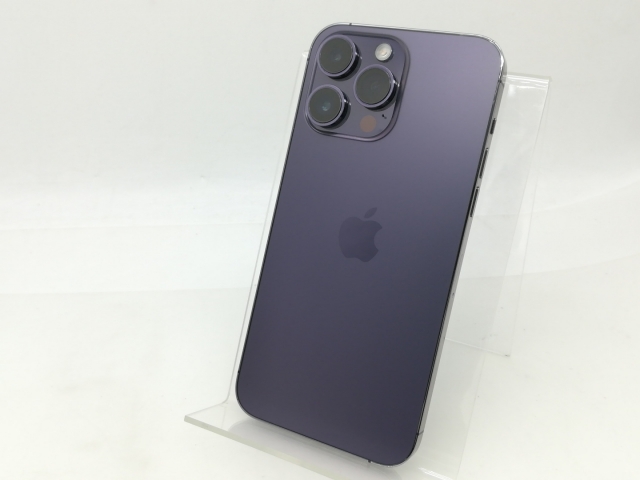 【中古】Apple 楽天モバイル 【SIMフリー】 iPhone 14 Pro Max 512GB ディープパープル MQ9J3J/A【大須】保証期間１ヶ月【ランクA】
