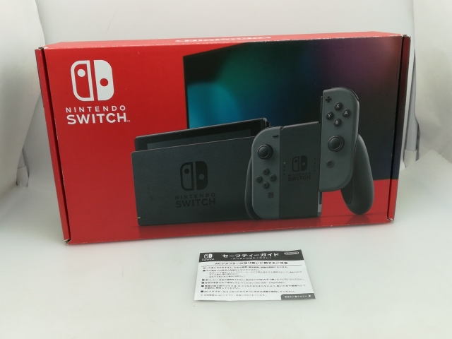 中古】Nintendo Switch 本体 Joy-Con(L)/(R) グレー HAD-S-KAAAA 【2019年8