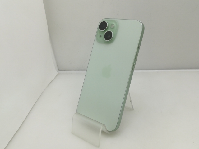 【中古】Apple 国内版 【SIMフリー】 iPhone 15 128GB グリーン MTMM3J/A【大須】保証期間１ヶ月【ランクA】