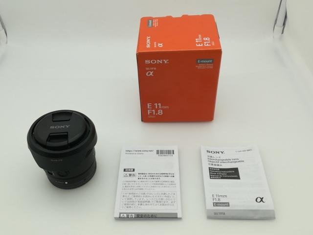 SEL11F18 SONY Eマウント 11㎜ F1.8【美品】 SONY Eマウント SEL11F18
