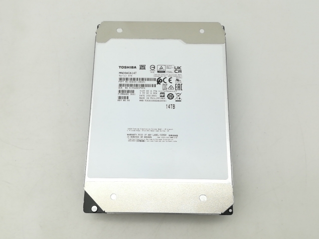 【中古】TOSHIBA MN08ACA14T 14TB/7200rpm/512MB/6Gbps【大須】保証期間１週間