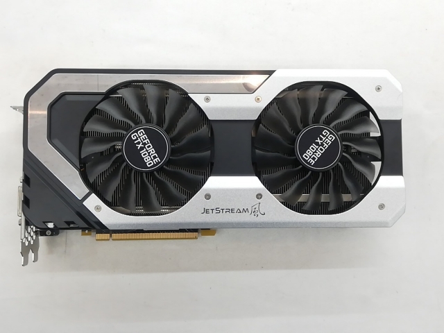 【中古】Palit GeForce GTX 1080 JetStream(NEB1080015P2-1040J) GTX1080/8GB(GDDR5X)/PCI-E【秋葉3号】言いはなつ継続期間１週