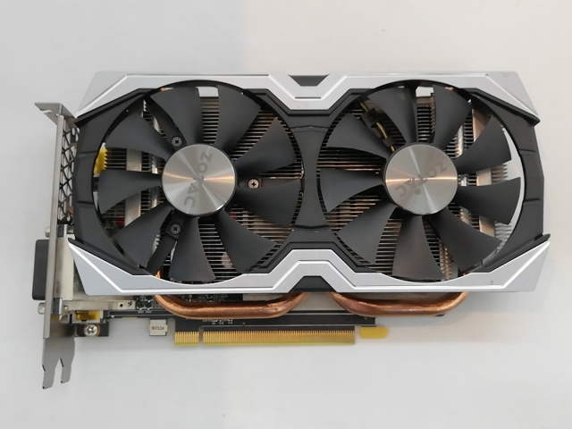 【中古】ZOTAC GeForce GTX 1060 6GB AMP! Edition (ZT-P10600B-10M) GTX1060/6GB(GDDR5)/PCI-E【秋葉3号】言いはなつ継続期間１週