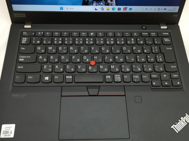 【中古】Lenovo ThinkPad X13 Gen 1 20T2001CJP ブラック【i5-10210U 8G 256G(SSD) WiFi 13LCD(1920x1080)】【川崎】保証期間１ヶ月【ランクB】_4