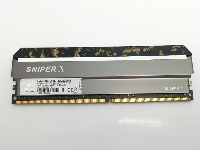 【中古】DDR4 16GB PC4-24000(DDR4-3000)【デスクトップPC用】【秋葉3号】保証期間１週間