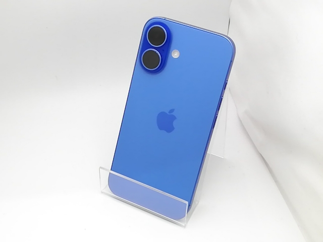 【中古】Apple SoftBank 【SIMフリー】 iPhone 16 128GB ウルトラマリン MYDU3J/A【町田】保証期間１ヶ月【ランクB】