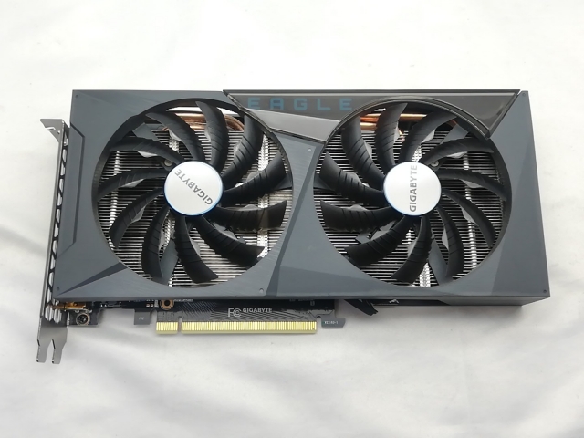 【中古】GIGABYTE GeForce RTX 3060 Ti EAGLE OC 8G rev.2.0（GV-N306TEAGLE OC-8GD）RTX3060Ti(LHR)/8GB(GDDR6)/PCI-E【秋葉3号】言いはなつ継続期間１週