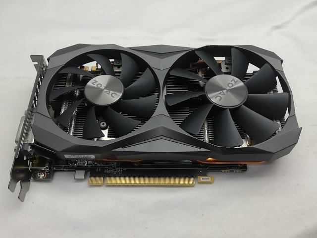 【中古】ZOTAC GeForce GTX 1080 Mini 8GB(ZT-P10800H-10P) GTX1080/8GB(GDDR5X)/PCI-E【秋葉3号】言いはなつ継続期間１週