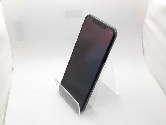 【中古】Apple au 【SIMロック解除済み】 iPhone 11 Pro Max 64GB ミッドナイトグリーン MWHH2J/A【秋葉3号】保証期間１ヶ月【ランクB】_1