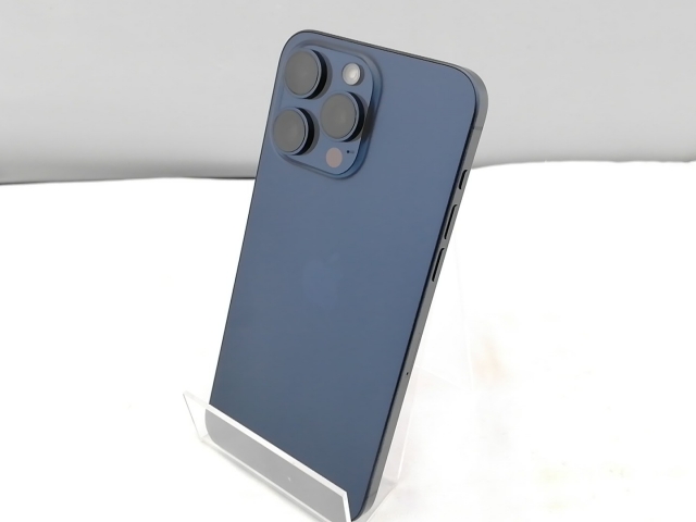 中古】Apple 国内版 【SIMフリー】 iPhone 15 Pro Max 256GB ブルー