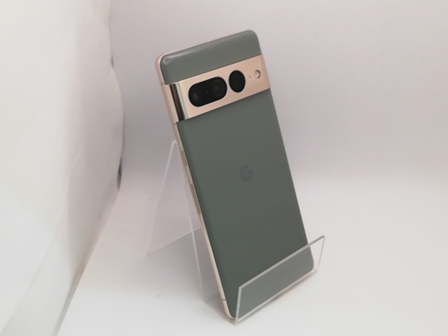 【中古】Google 国内版 【SIMフリー】 Pixel 7 Pro ヘイゼル 12GB 128GB GFE4J【秋葉3号】保証期間１ヶ月【ランクB】
