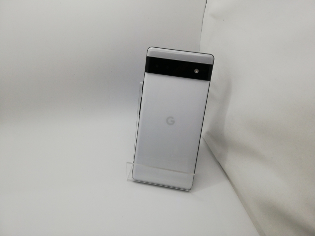 中古】Google au 【SIMフリー】 Pixel 6a チョーク 6GB 128GB GB17L 