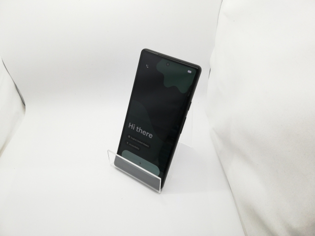 中古】Google au 【SIMフリー】 Pixel 6a チョーク 6GB 128GB GB17L 