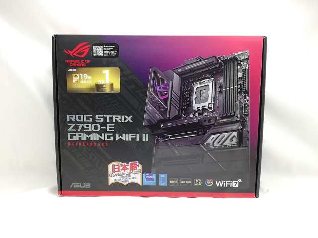 【中古】ASUS ROG STRIX Z790-E GAMING WIFI II Z790(DDR5)/LGA1700/WIFI7/ATX【秋葉3号】保証期間１週間