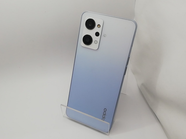 【中古】Oppo au 【SIMフリー】 OPPO Reno7 A ドリームブルー 6GB 128GB OPG04【秋葉3号】保証期間１ヶ月【ランクA】