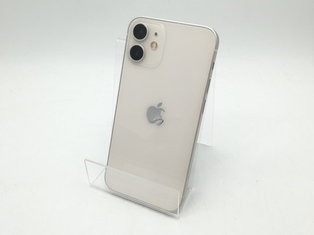 【中古】Apple SoftBank 【SIMロック解除済み】 iPhone 12 mini 128GB ホワイト MGDM3J/A【町田】保証期間１ヶ月【ランクB】_1