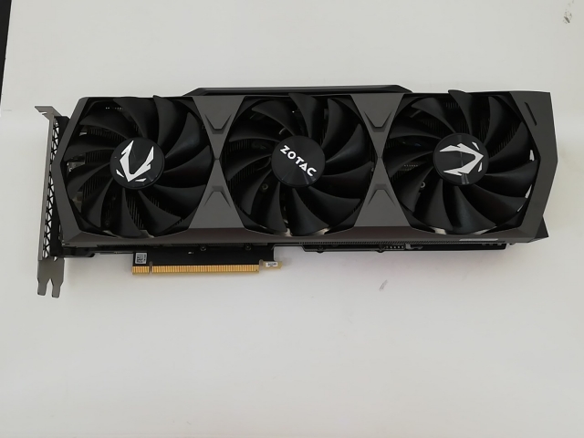 【中古】ZOTAC GAMING GeForce RTX 3080 Trinity OC（ZT-A30800J-10P） RTX3080/10GB(GDDR6X)/PCI-E【秋葉3号】保証期間１週間