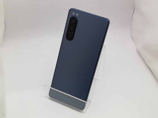 【中古】SONY docomo 【SIM無償性】 Xperia 5 IV 8GB 128GB SO-54C 青味【秋葉3号】言いはなつ継続期間１ヶ月【位置づけるC】