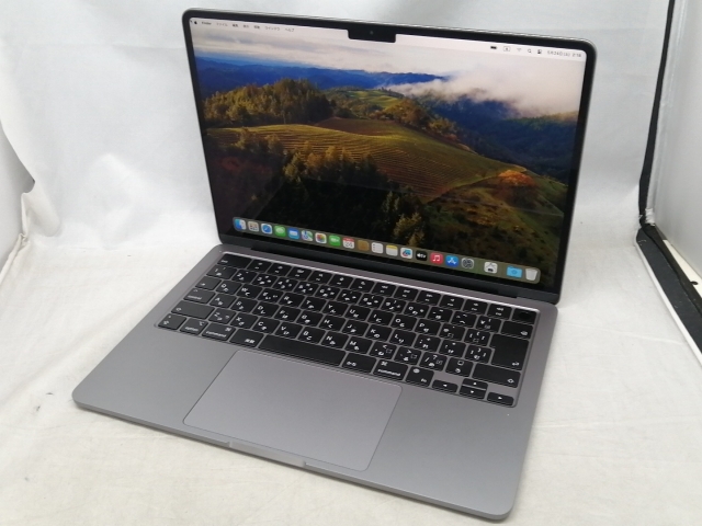【中古】Apple MacBook Air 13インチ CTO (M2,2022) スペースグレイ M2(CPU:8C/GPU:10C)/8G/512G/35W AC(USB-Cx2)【秋葉2号】保証期間１ヶ月【ランクB】