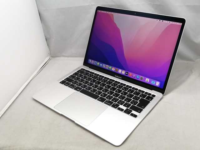 【中古】Apple MacBook Air 13インチ M1(CPU:8C/GPU:7C) 8GB/256GB シルバー MGN93J/A (M1・2020)【秋葉2号】保証期間１ヶ月【ランクB】