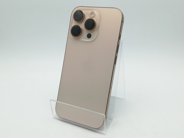 【中古】Apple 国内版 【SIMフリー】 iPhone 16 Pro 512GB デザートチタニウム MYN63J/A【柏】保証期間１ヶ月【ランクB】