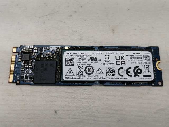 【中古】各社 1TB SSD (M.2 2280/PCIe3.0 NVMe)【秋葉2号】保証期間１週間