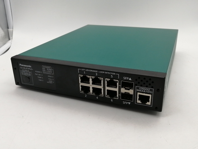 Panasonic GA-ML4THPoE+ スイッチングハブ GA-MLTHPoE+ Panasonic