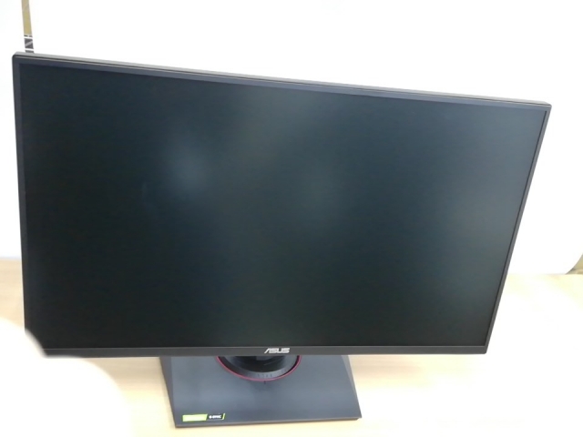 【中古】ASUS VG258QR-J [24.5インチ/1920x1080/TN/非光沢/DP/HDMI/DVI/165Hz/0.5ms/GtoG/G-SYNC](2019)【秋葉2号】保証期間１週間