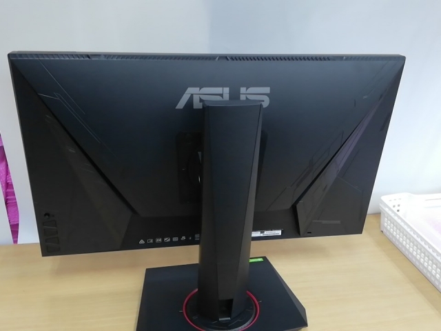 【中古】ASUS VG258QR-J [24.5インチ/1920x1080/TN/非光沢/DP/HDMI/DVI/165Hz/0.5ms/GtoG/G-SYNC](2019)【秋葉2号】保証期間１週間_1