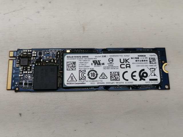 【中古】各社 1TB SSD (M.2 2280/PCIe3.0 NVMe)【秋葉2号】保証期間１週間