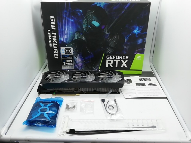 【中古】玄人志向 GALAKURO GAMING　GG-RTX3070-E8GB/TP RTX3070/8GB(GDDR6)/PCI-E【秋葉2号】保証期間１週間_8